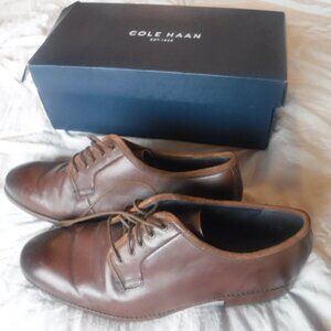 Mens Cole Haan brown Leather Dress Shoes Mens Size 10 W